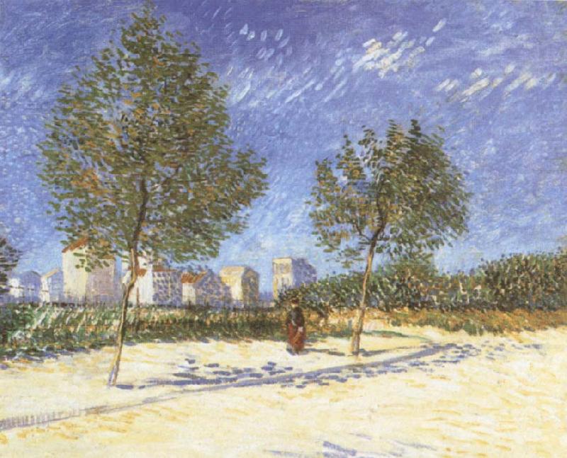 On the outskirts of Paris, Vincent Van Gogh